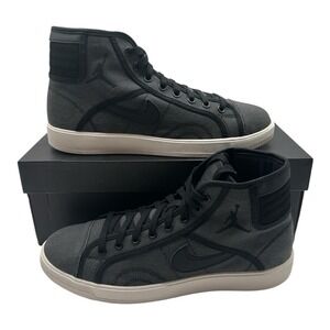 Air Jordan Sky High OG Shoes Mens 12 Black Sail Grey White Sneakers 819953-011
